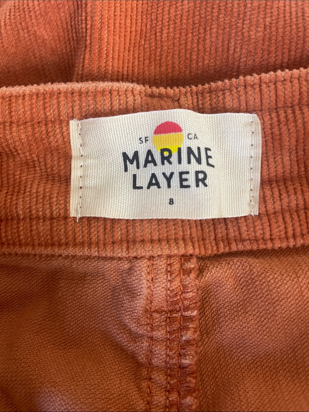 Marine Layer Full Length Bridget Corduroy Pants - Picture 5 of 6